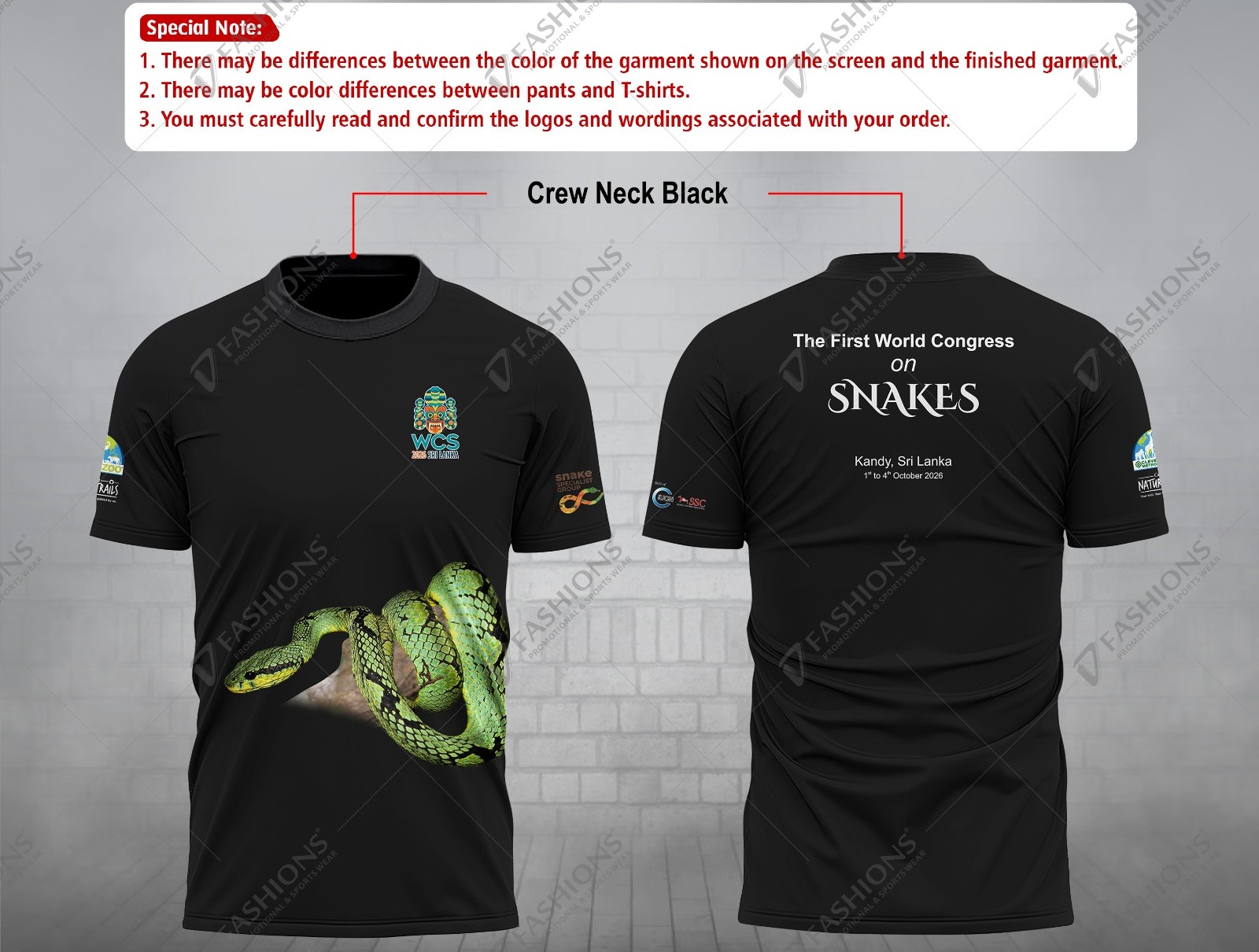 WCS Congress T-Shirt Design 2